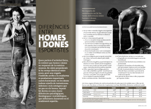 diferencias entre hombres y mujeres deportistas